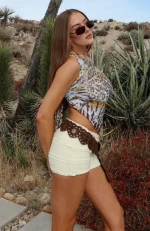 Honeymoon Lace Lemon Short