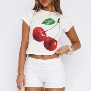 Honeymoon Lace White Short