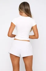 Into Me Relaxed Grey Marle Short-3