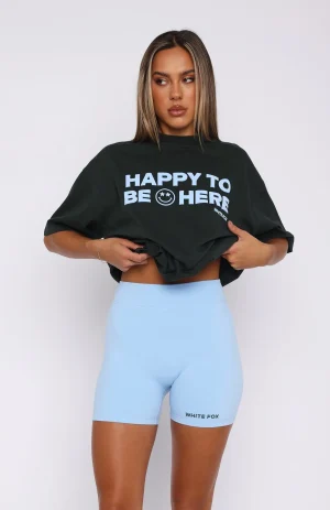 Just To Be Popular Bike Bright Blue Short-1