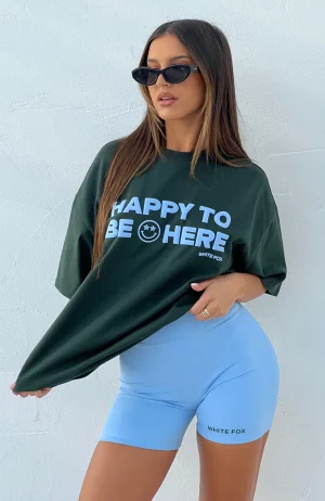 Just To Be Popular Bike Bright Blue Short