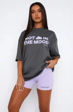 Just To Be Popular Bike Lilac Short-1