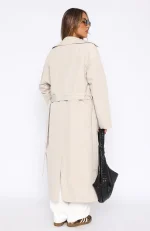 Keep A Secret Trench Coat Dove-3