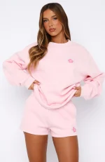 Keep Blooming Lounge Pink Short-1