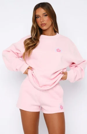 Keep Blooming Lounge Pink Short-1