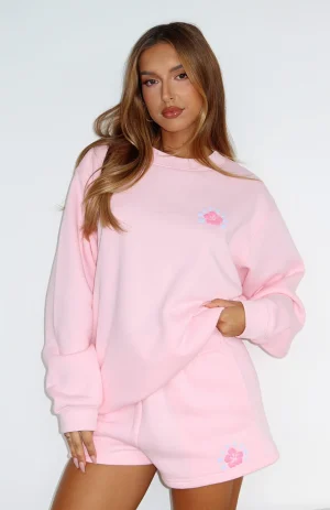 Keep Blooming Lounge Pink Short