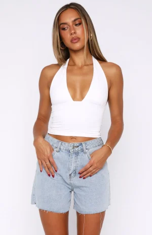 Keep It Brief Denim Light Blue Short-1