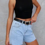 Keep It Brief Denim Light Blue Short