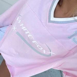 Let's Just Be Friends Long Sleeve Oversized Pink Jersey
