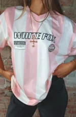 Let's Just Leave Oversized Pink-Cream Jersey-4