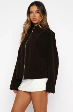 Love Is Blind Jacket Chocolate-2