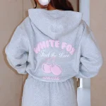 Love Me Tender Oversized Hoodie Dark Grey Marle