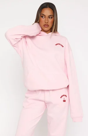 Love Me Tender Oversized Hoodie Pink-1