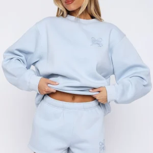 Love You Forever Lounge Baby Blue Short-1