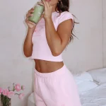 Love You Forever Lounge Pink Short