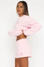 Love You Forever Lounge Pink Short-2