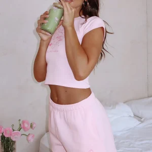 Love You Forever Lounge Pink Short