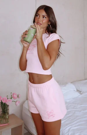 Love You Forever Lounge Pink Short