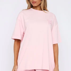 Love You Forever Oversized Pink Tee-1