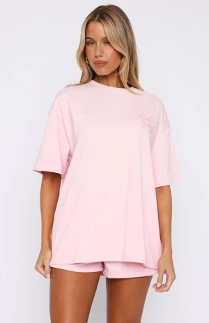 Love You Forever Oversized Pink Tee-1