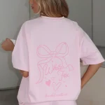 Love You Forever Oversized Pink Tee