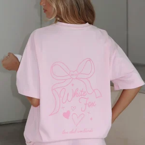 Love You Forever Oversized Pink Tee