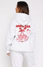 Lucky Thirteen Cheyenne Oversized Hoodie Grey Marle-3