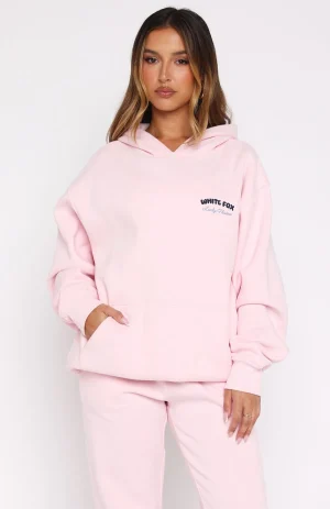 Lucky Thirteen Cheyenne Oversized Hoodie Soft Pink-1