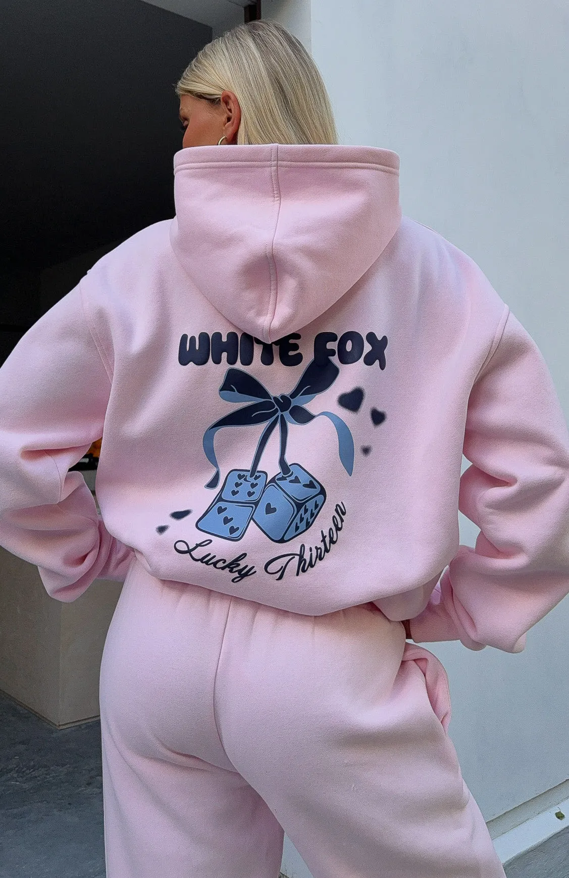 Lucky Thirteen Cheyenne Oversized Hoodie Soft Pink Lucky Thirteen Cheyenne Oversized Hoodie Soft Pink