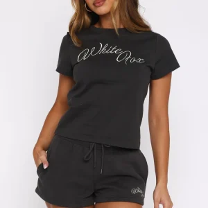 Lucky Thirteen Elsa Lounge Charcoal Short-1