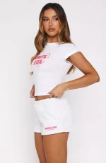 Lucky Thirteen Stephanie Lounge Grey Marle Short-2