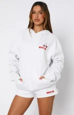 Made With Love Oversized Hoodie Grey Marle-1