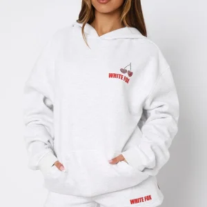 Made With Love Oversized Hoodie Grey Marle-1