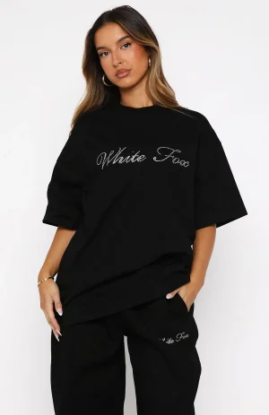 Make It Or Break It Oversized Black Tee-1