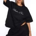 Make It Or Break It Oversized Black Tee