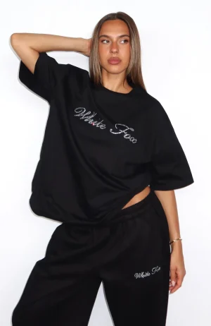 Make It Or Break It Oversized Black Tee