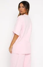 Make It Or Break It Oversized Pink Tee-3