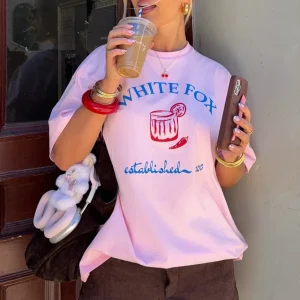 Make It Spicy Oversized Pink Tee-1