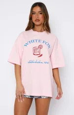 Make It Spicy Oversized Pink Tee-2