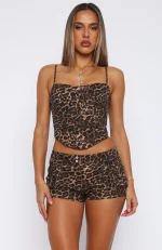 Missing Me Cargo Exotic Spot Short-1