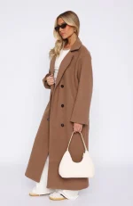 Modern Edge Oversized Coat Caramel-2