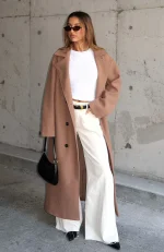 Modern Edge Oversized Coat Caramel-4