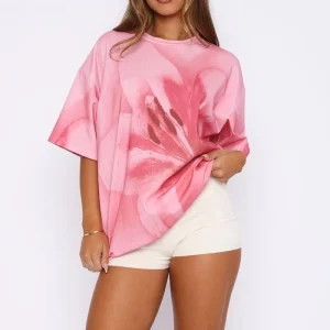 Most Loved Oversized Pink Tee-1