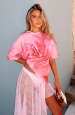 Most Loved Oversized Pink Tee