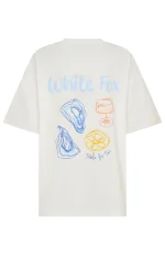 Mykonos Mindset Oversized White Tee-4