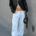 Never Possible Pu Jacket Black