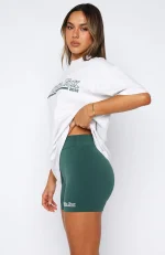 No Hesitation Bike Green Short-2