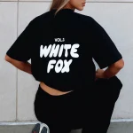 Offstage Back Graphic Oversized Monochrome Tee