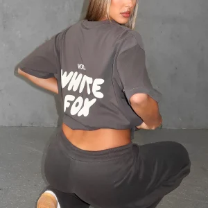 Offstage Back Graphic Oversized Shadow Tee