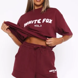 Offstage Lounge Red Velvet Short-1